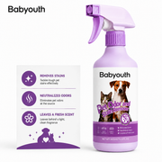 Babyouth Pet Odor and Stain Remover 500ml spray bottle