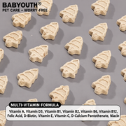 Babyouth Hairball Relief Freeze-Dried Treats for Cats & Dogs - European Spruce, Fish Oil, Multi-Vitamin,