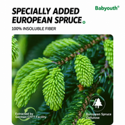 Babyouth Hairball Relief Freeze-Dried Treats for Cats & Dogs - European Spruce, Fish Oil, Multi-Vitamin,