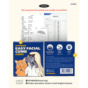 PETHROOM Easy Facial Comb durable ergonomic design