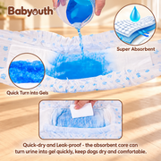 Babyouth Disposable Male Dog Wraps | Small, 12-Pack
