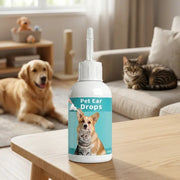 Pet Ear Wash Solution for Cats & Dogs — Ear Cleaning Liquid, Ear Drops, Ear Care