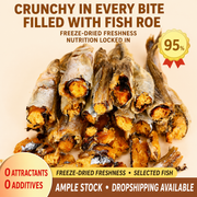 Freeze-Dried Capelin Cat Treats – Nutritious, Weight-Boosting Fish Snacks for Cats