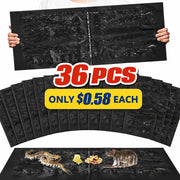 12-Pack Extra Strong Sticky Glue Boards – Indoor & Outdoor Pest Control Traps for Mice, Rats & Snakes