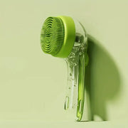 Pet Bath Brush 2 in 1 Dog Bath Brush with Built-in Shampoo Dispenser Multi-functional Dog Bath Brush for Long & Short Haired Dogs Cats Shower