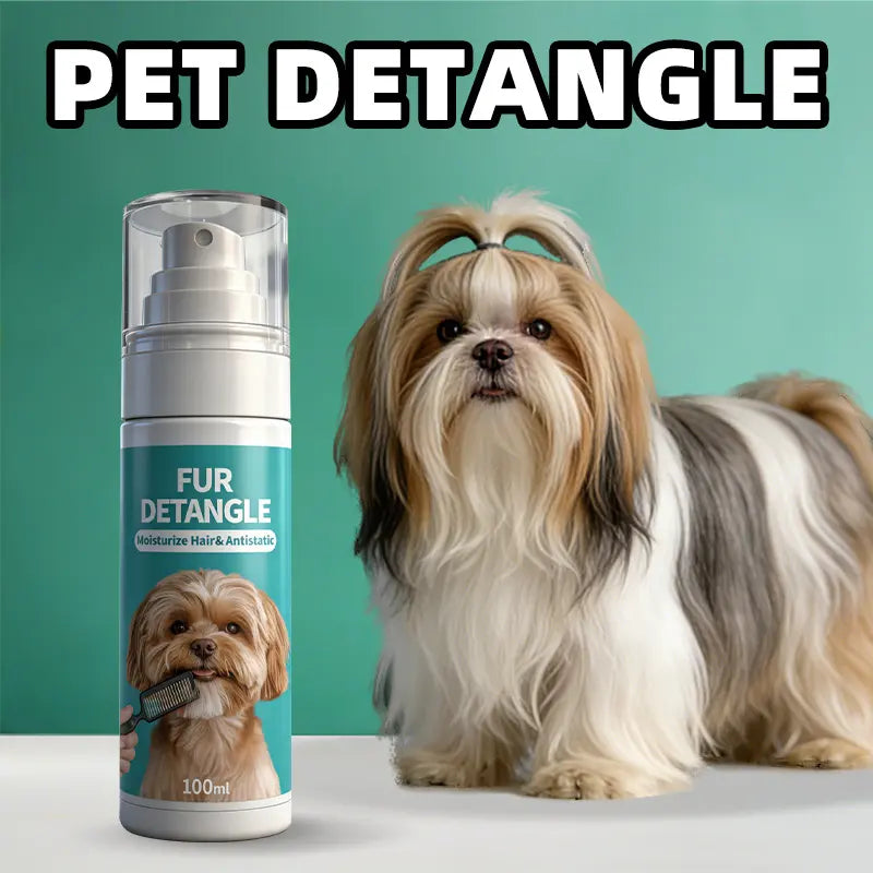Pet Detangling Spray — Anti-Static, Long-Lasting Volumizing, Nourishing, Smooth Coat Essence Spray